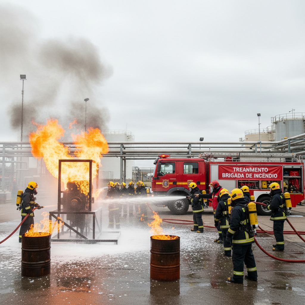 Treinamento de Brigada de Incêndio